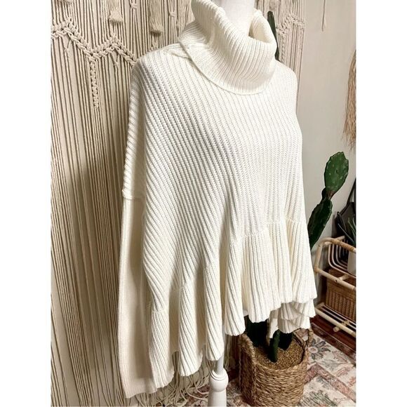NWOT Free People Layer Cake Chunky Knit Sweater XS - Picture 3 of 7